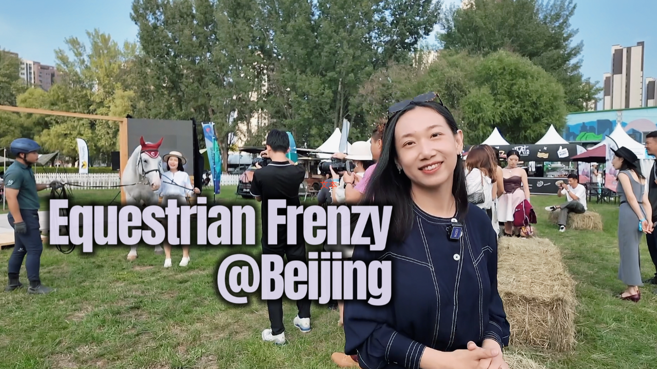 Equestrian event in Beijing draws crowds - CGTN