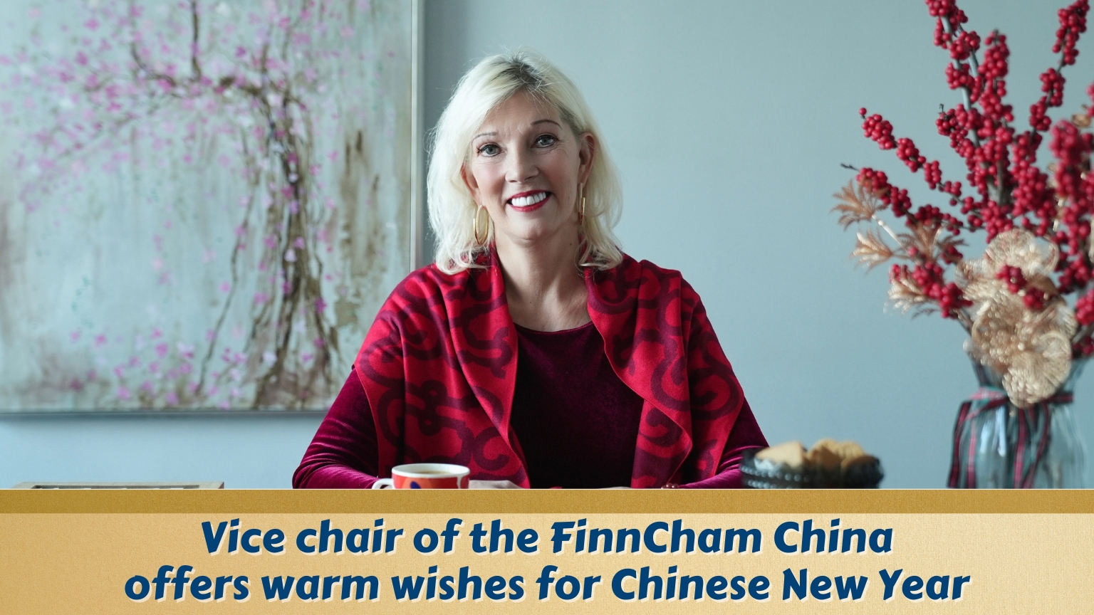 Vice chair of the FinnCham China offers warm wishes for Chinese people