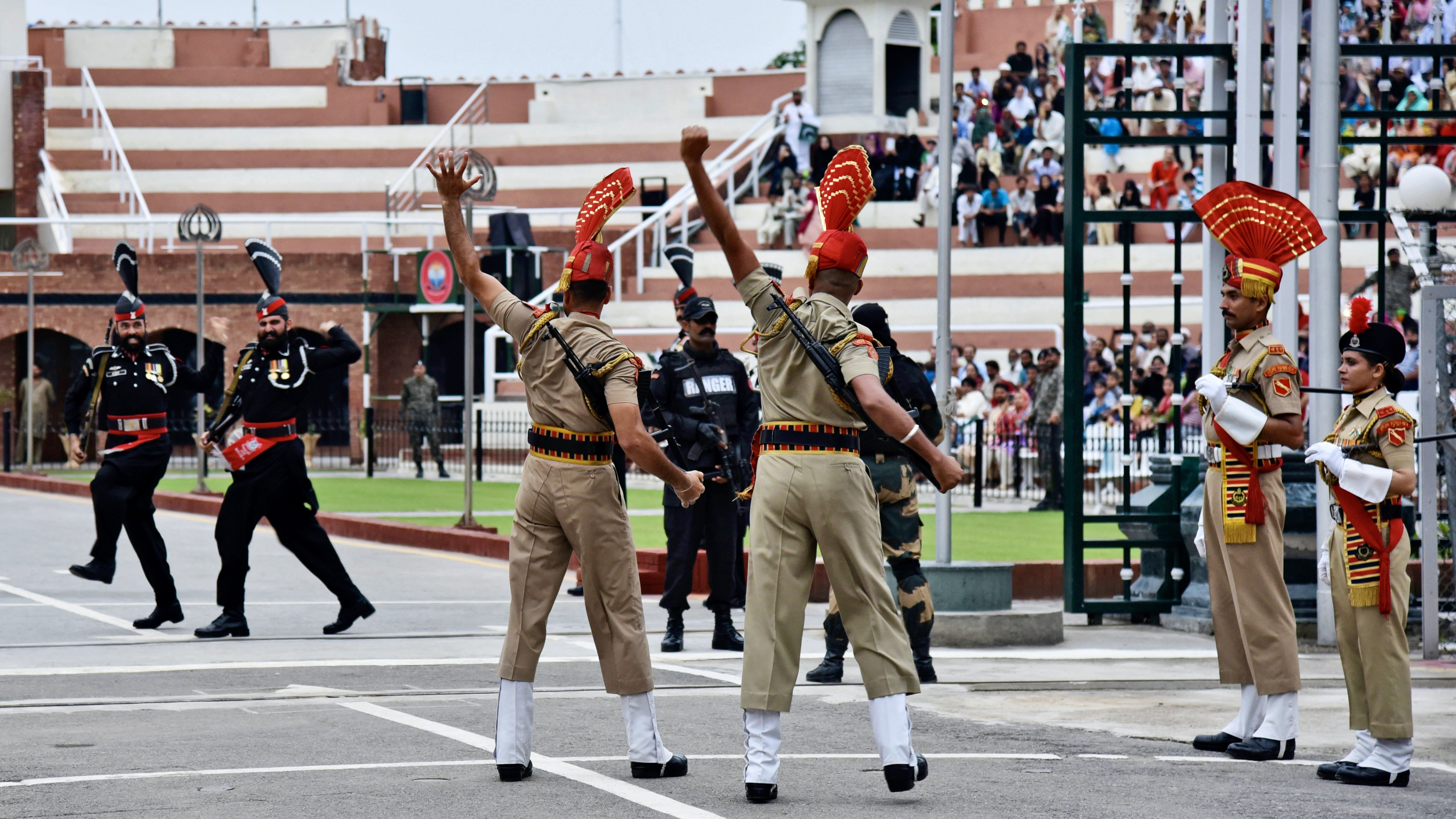 Behind the daily ritual at the India-Pakistan border