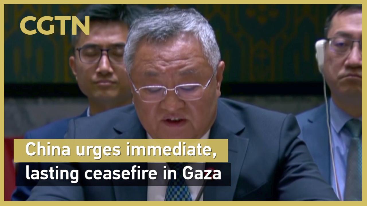 China Calls for Urgent and Sustainable Ceasefire in Gaza to Promote Peace and Stability