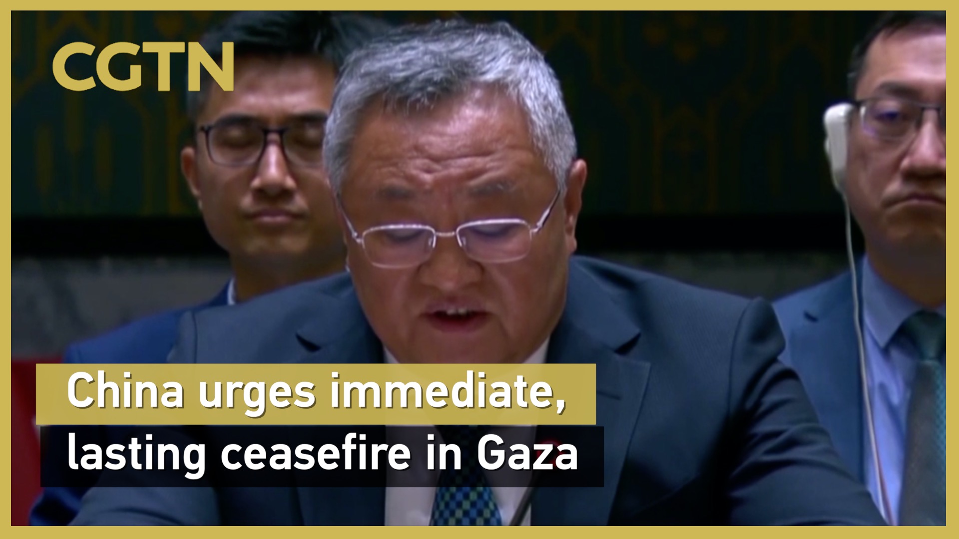 China urges immediate, lasting ceasefire in Gaza