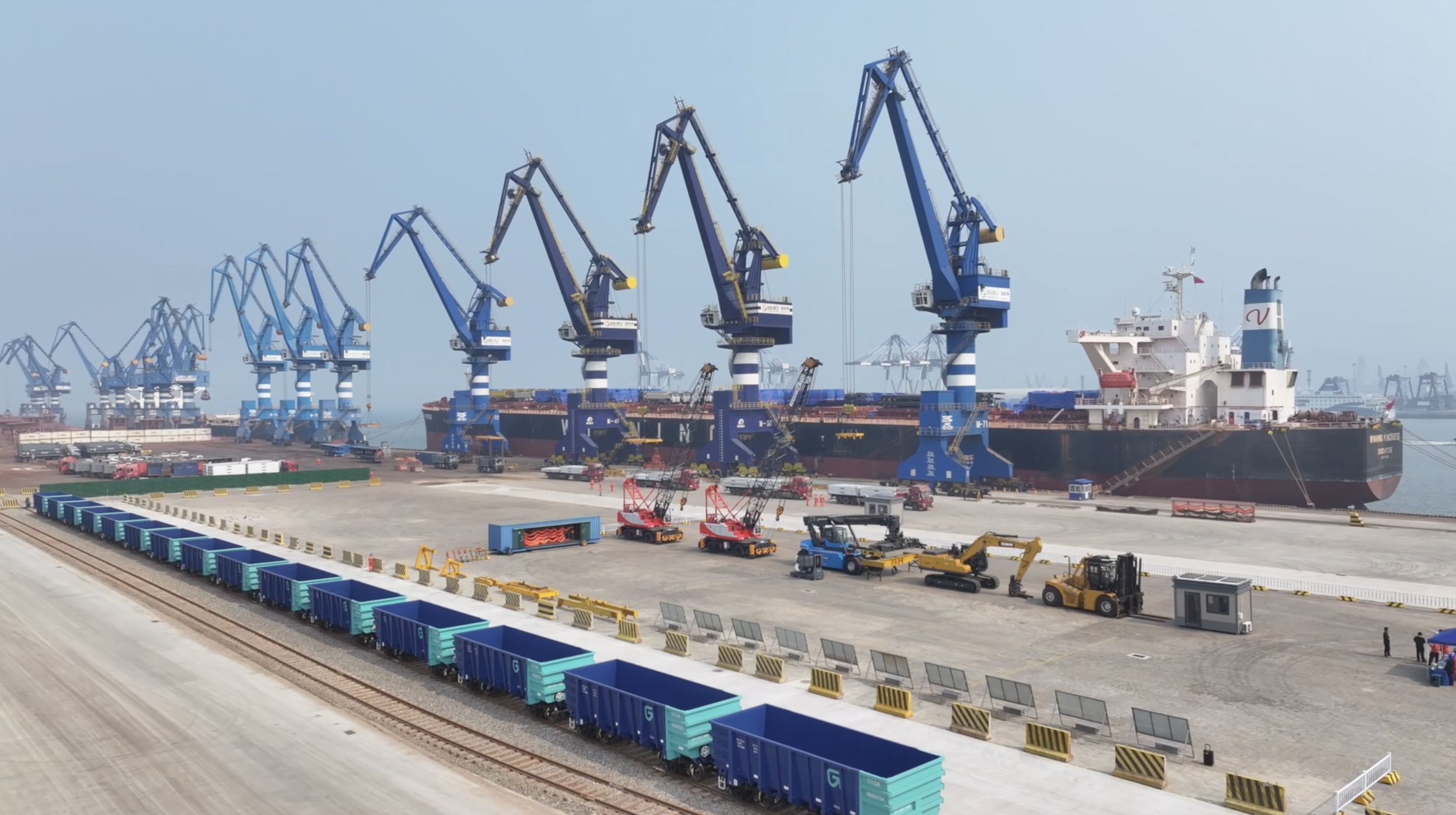 Chinese break-bulk cargo exports see growth, reach diversified markets