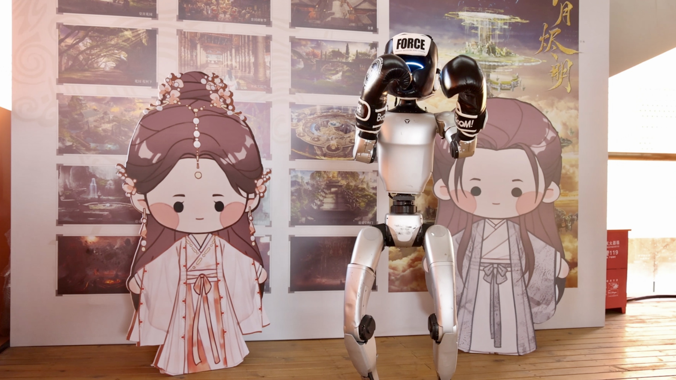 Champion robot tours CPOPwave exhibition in Hangzhou
