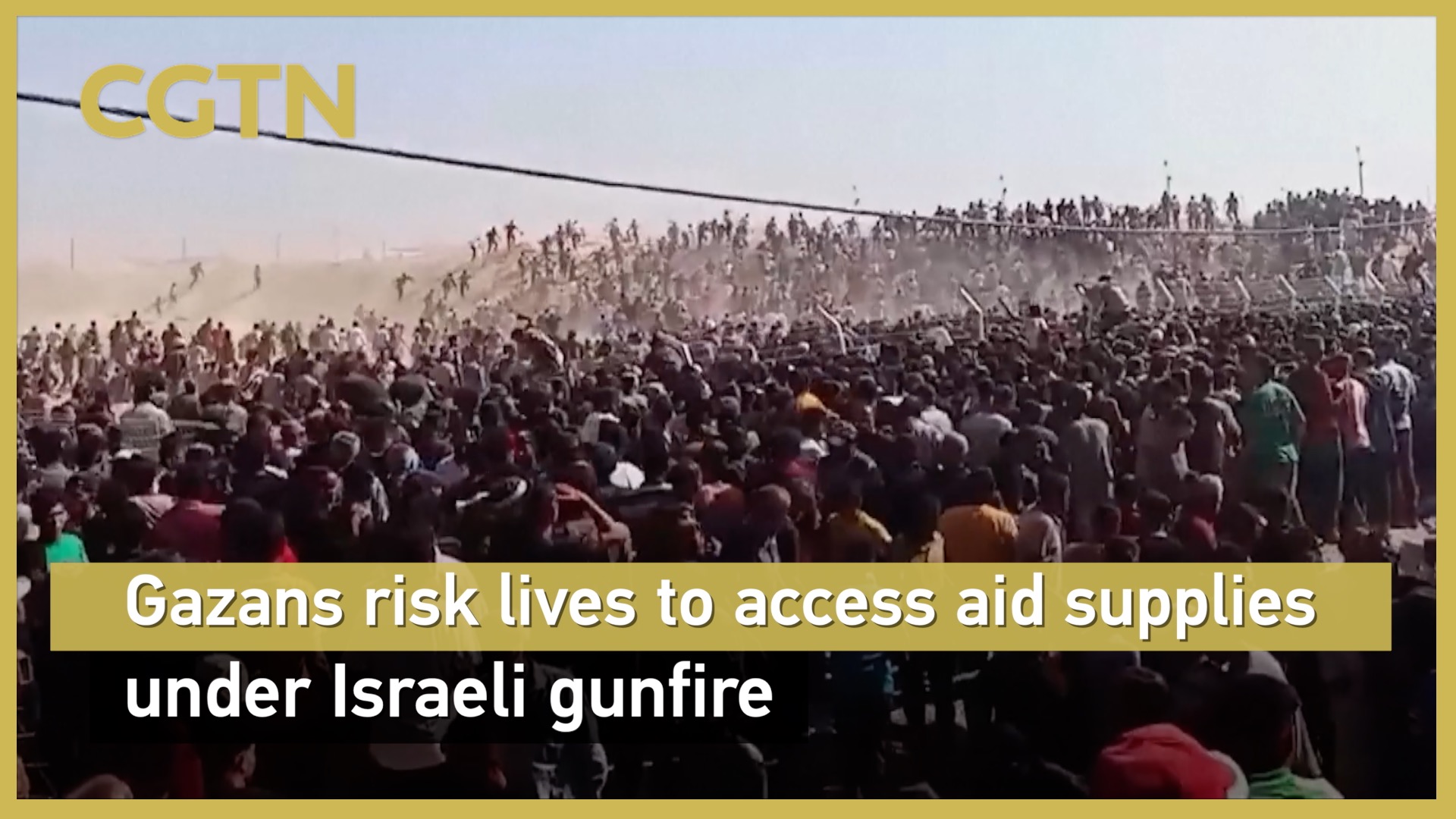Gazans risk lives to access aid supplies under Israeli gunfire
