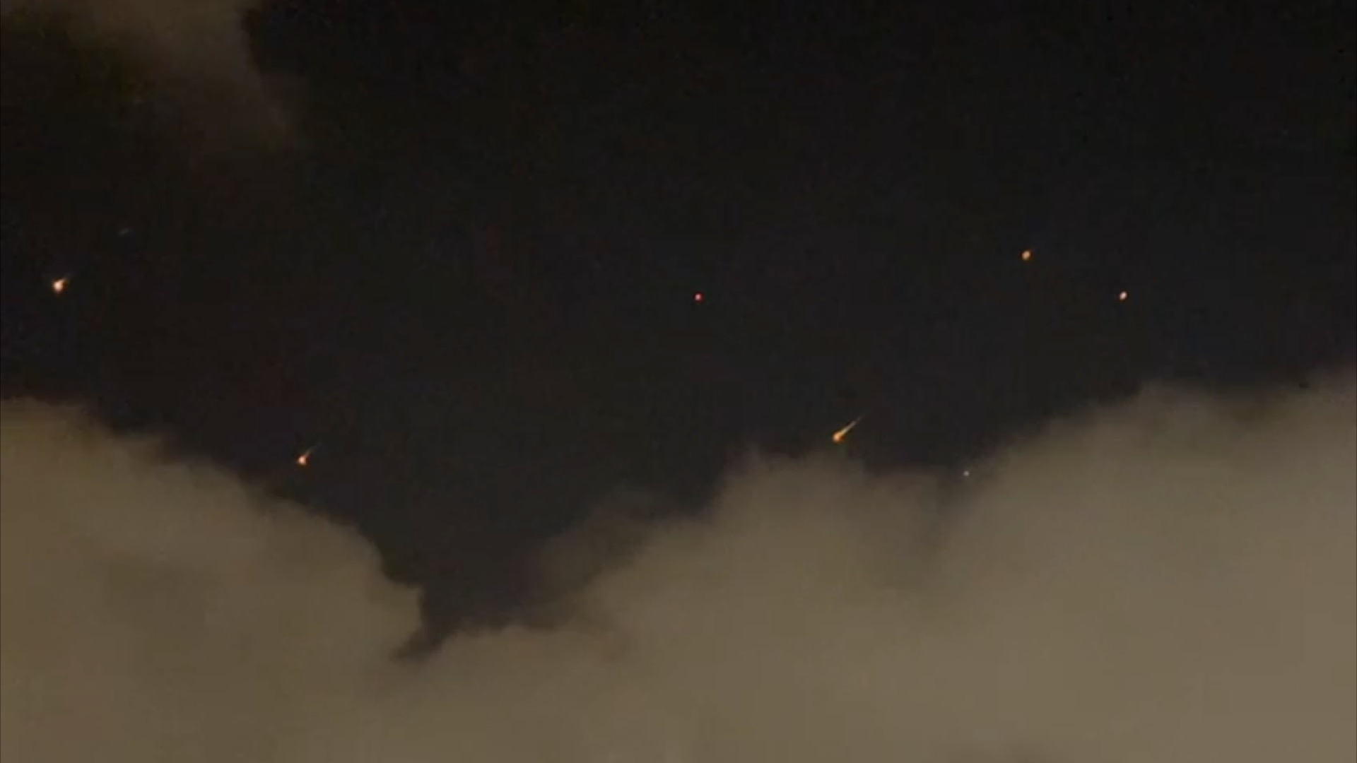 Stringer Dispatch: Iranian missiles stream over Haifa