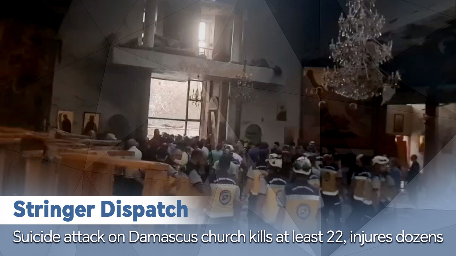 Suicide attack on Damascus church kills at least 22, injures dozens