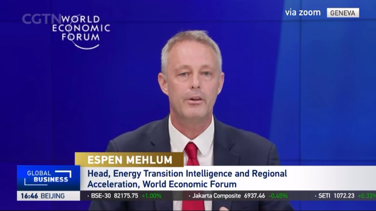 WEF: China leads in energy transition among emerging economies