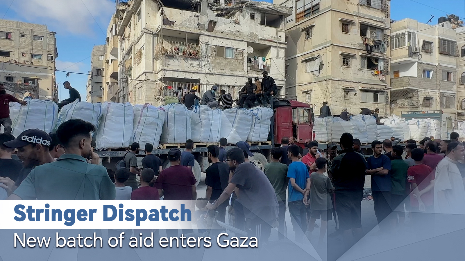 Stringer Dispatch: New batch of aid enters Gaza