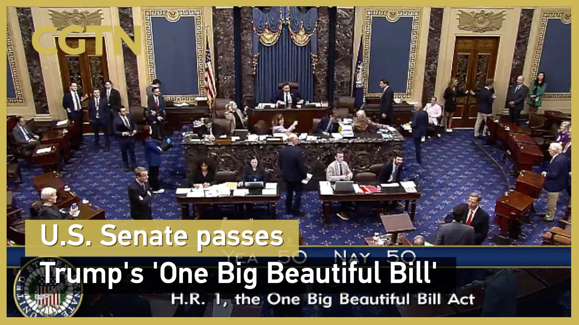 U.S. Senate passes Trump's 'One Big Beautiful Bill'