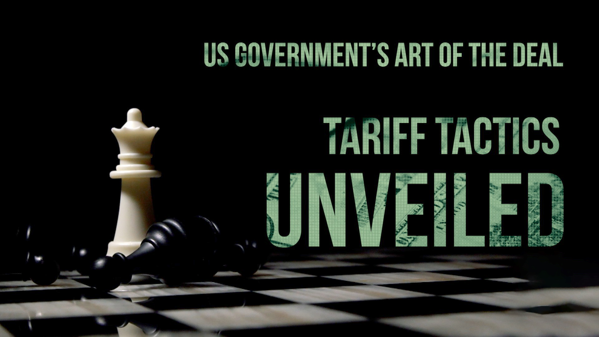 U.S. government's art of the deal: Tariff tactics unveiled