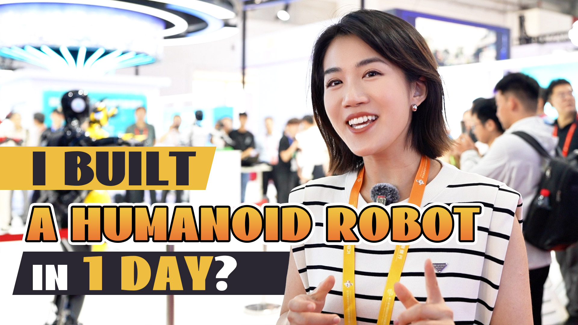 How I tried building a humanoid robot in one day at a Chinese expo