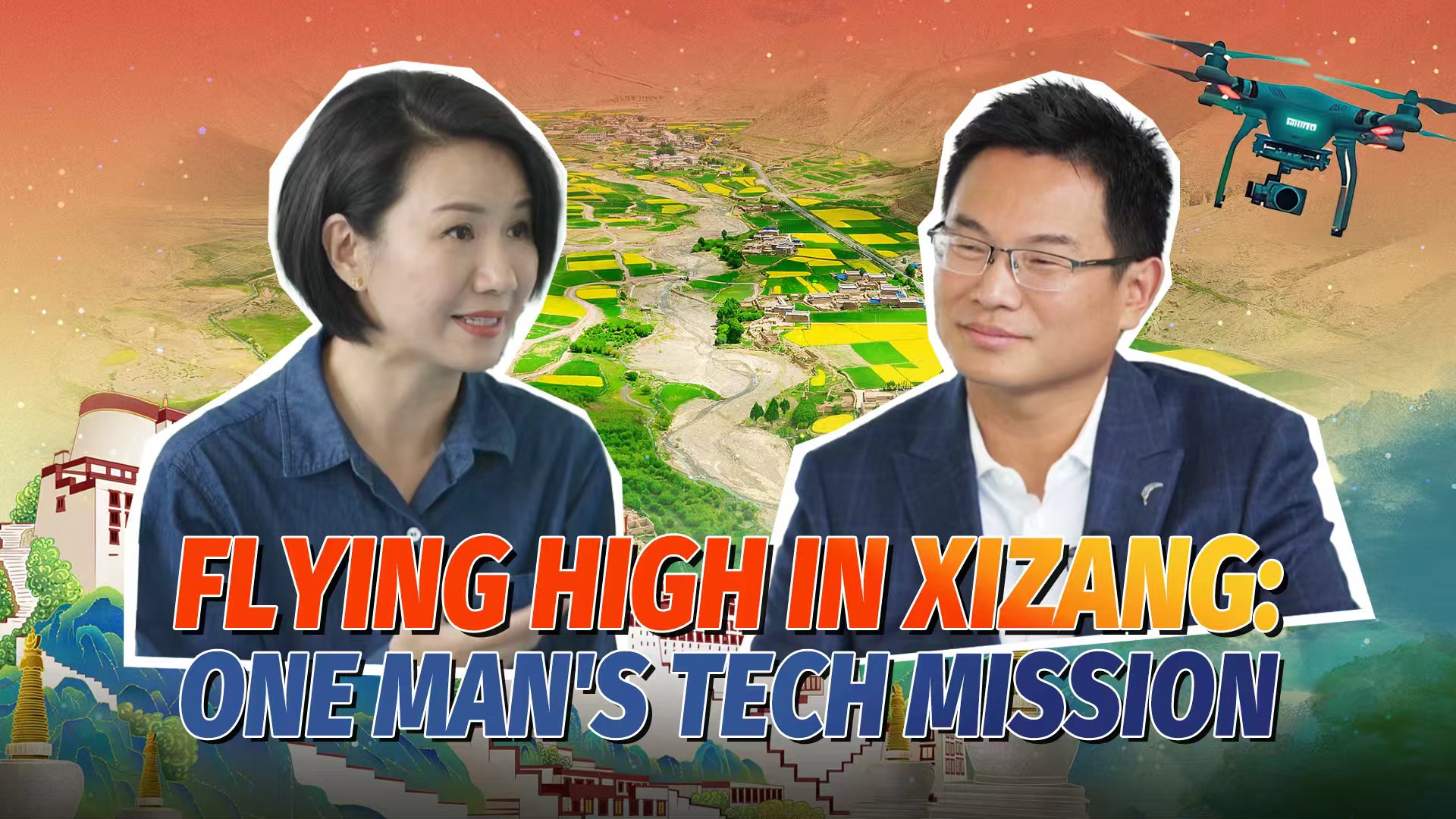 Flying high in Xizang: One man's tech mission