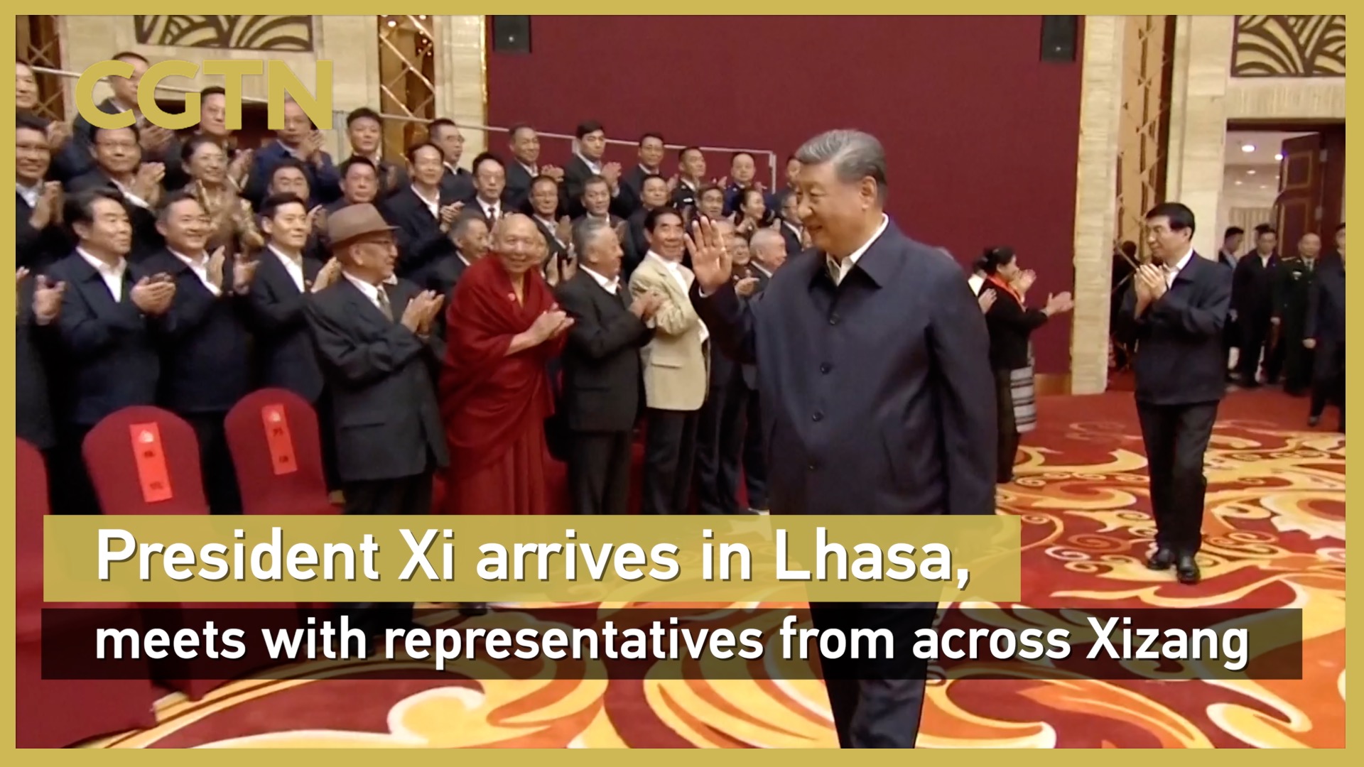 President Xi arrives in Lhasa, meets with representatives from across Xizang