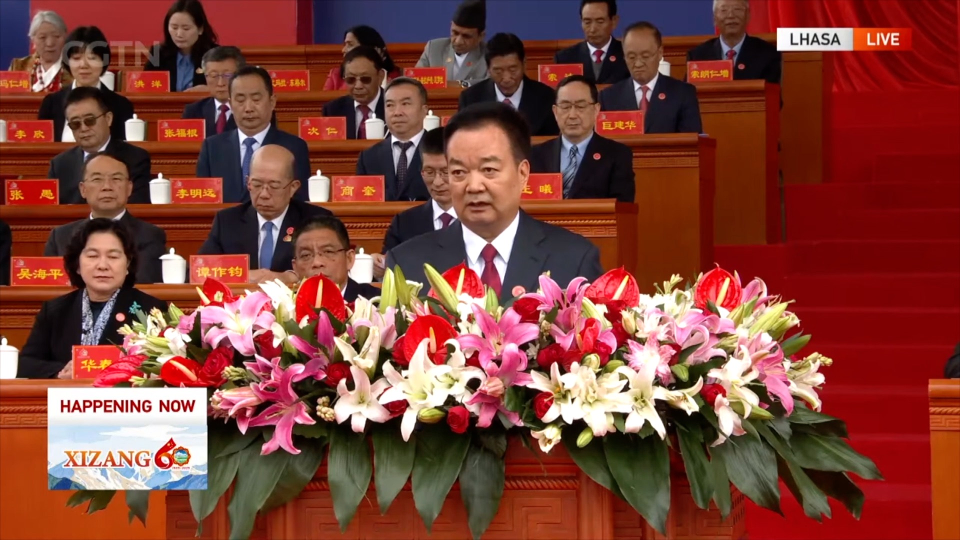 Wang Junzheng highlights Xizang's 60 years of progress and unity