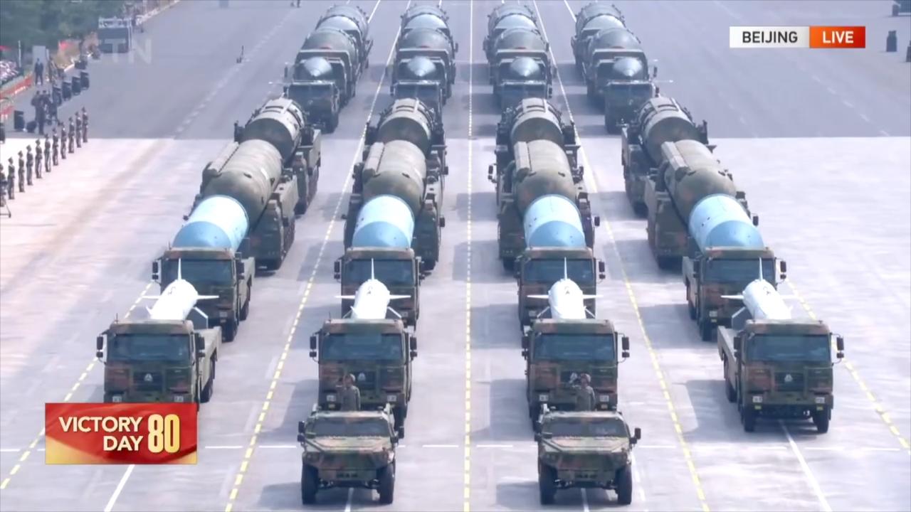 China unveils nuclear triad for first time in parade - CGTN