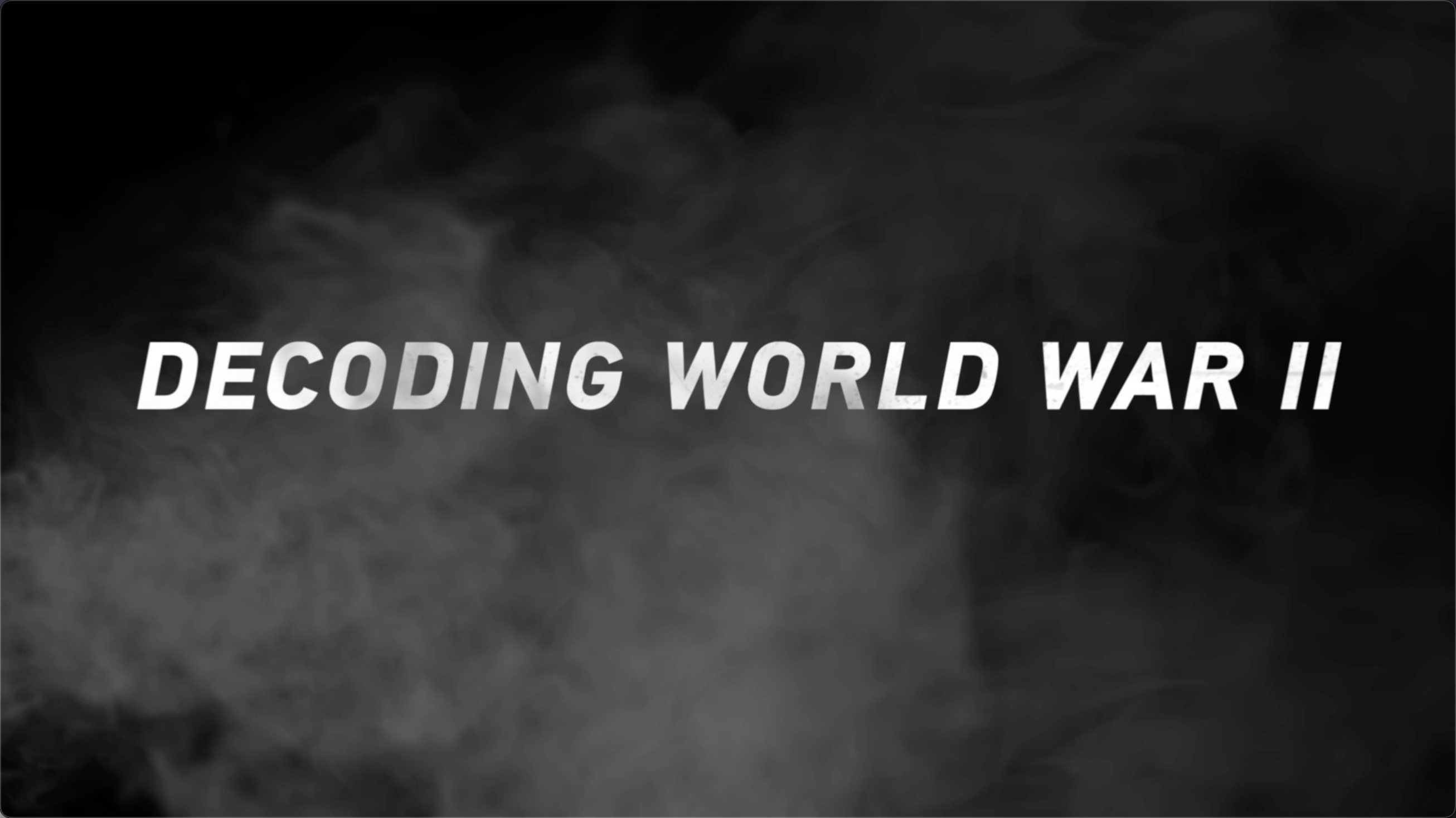 Decoding World War II