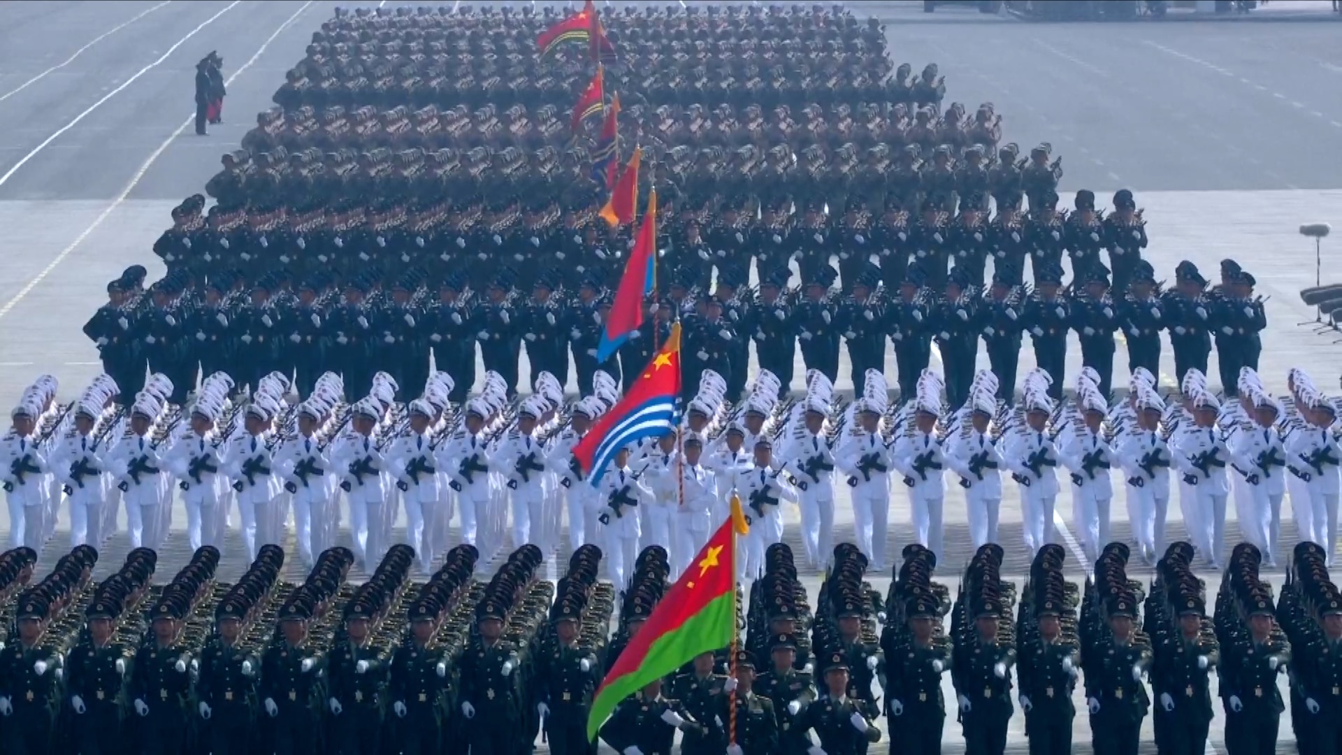 Full video: March-past of China's V-Day parade
