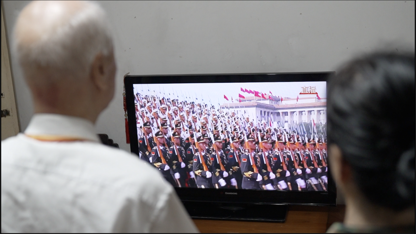 Watching China's military parade, WWII veteran sees peace