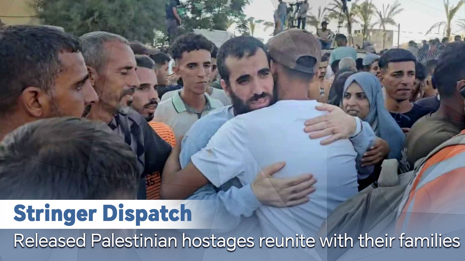 Released Palestinian hostages reunite with their families