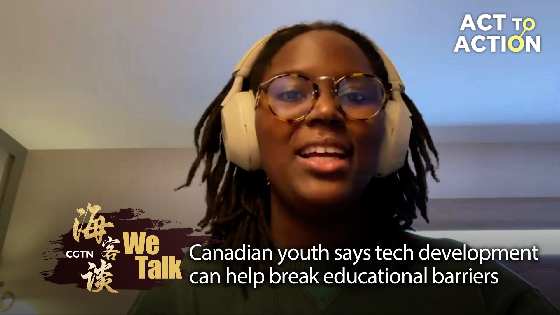 Canadian youth says tech development can help break barriers