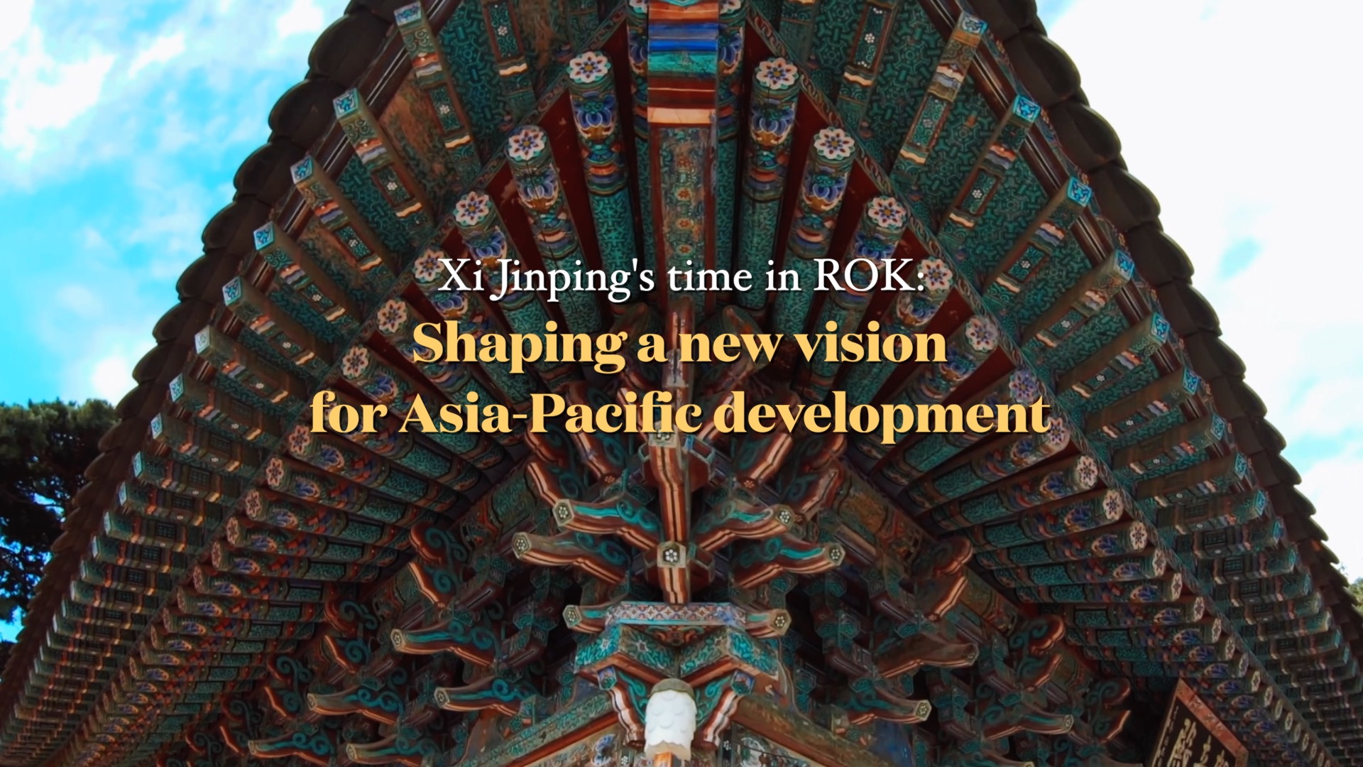 Xi's time in ROK: Shaping a new vision for Asia-Pacific development