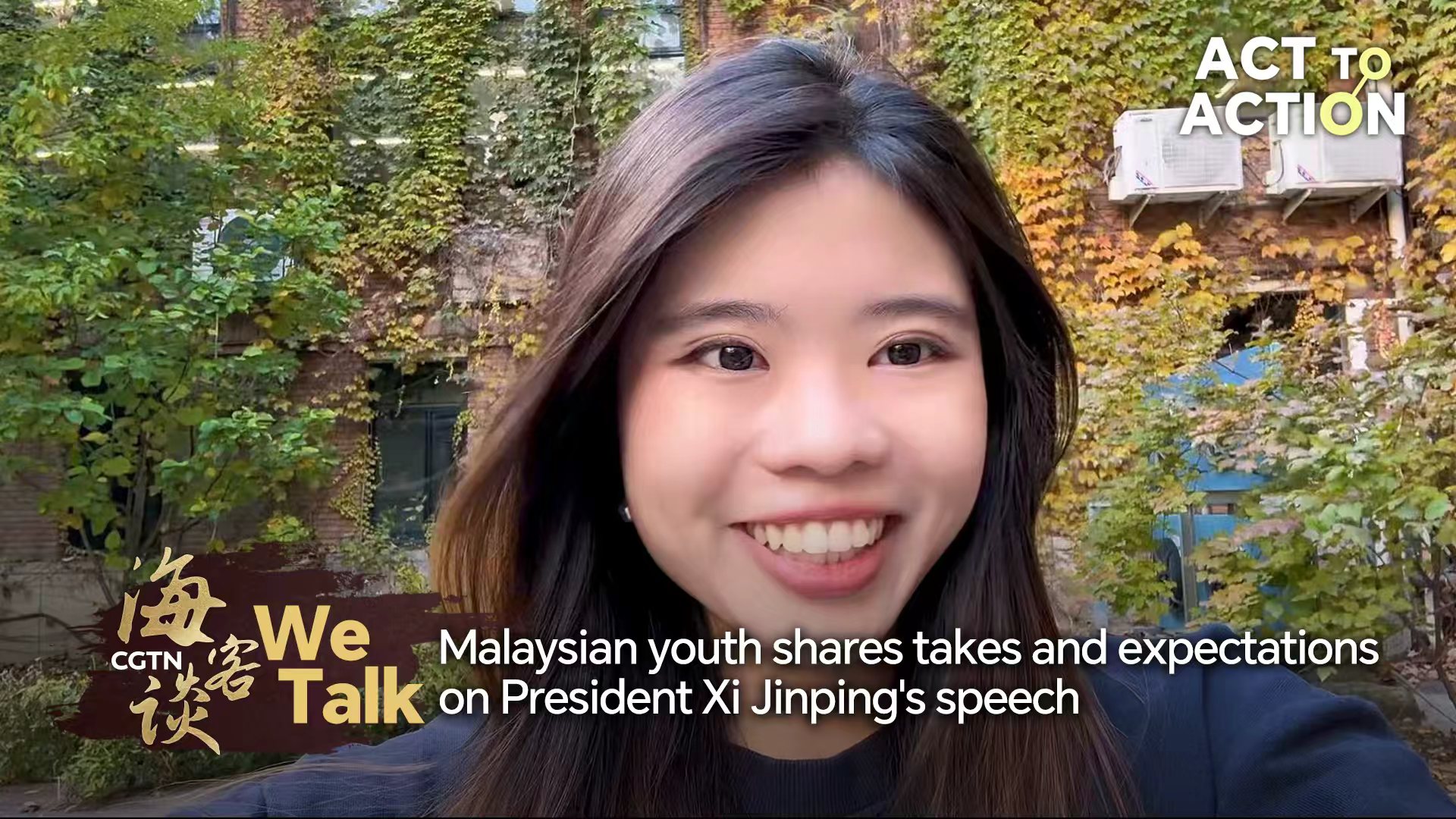 Malaysian youth shares her views on President Xi Jinping's speech