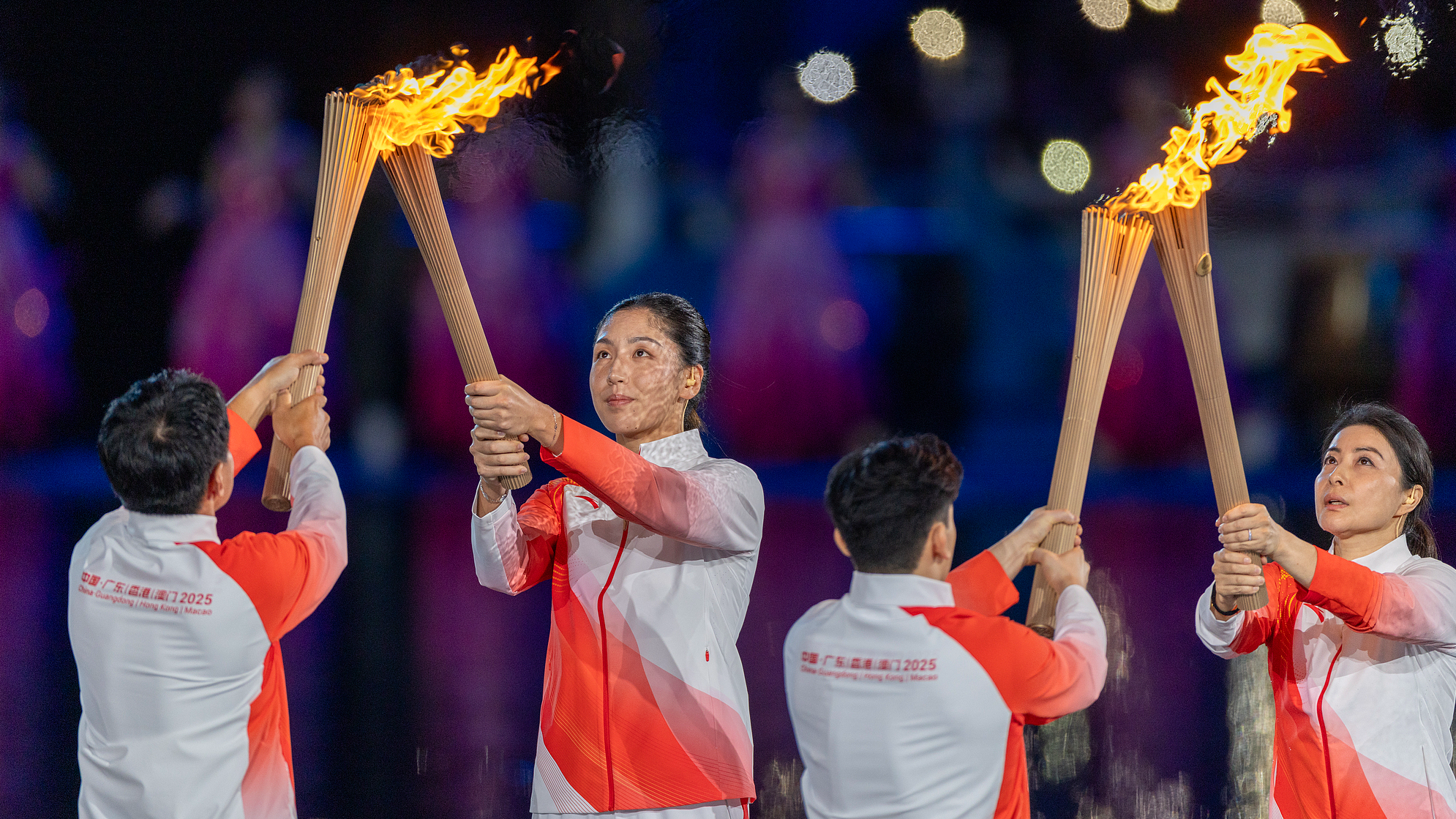 Innovative design and sustainability shine in torch for National Games