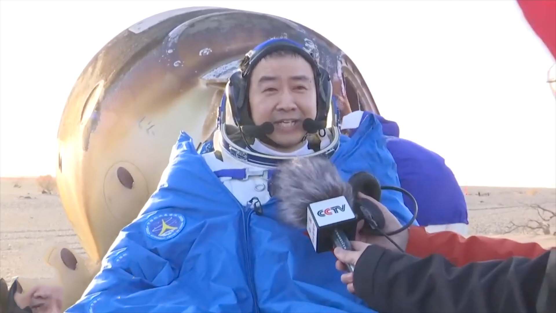 First Shenzhou-20 astronaut out of return capsule