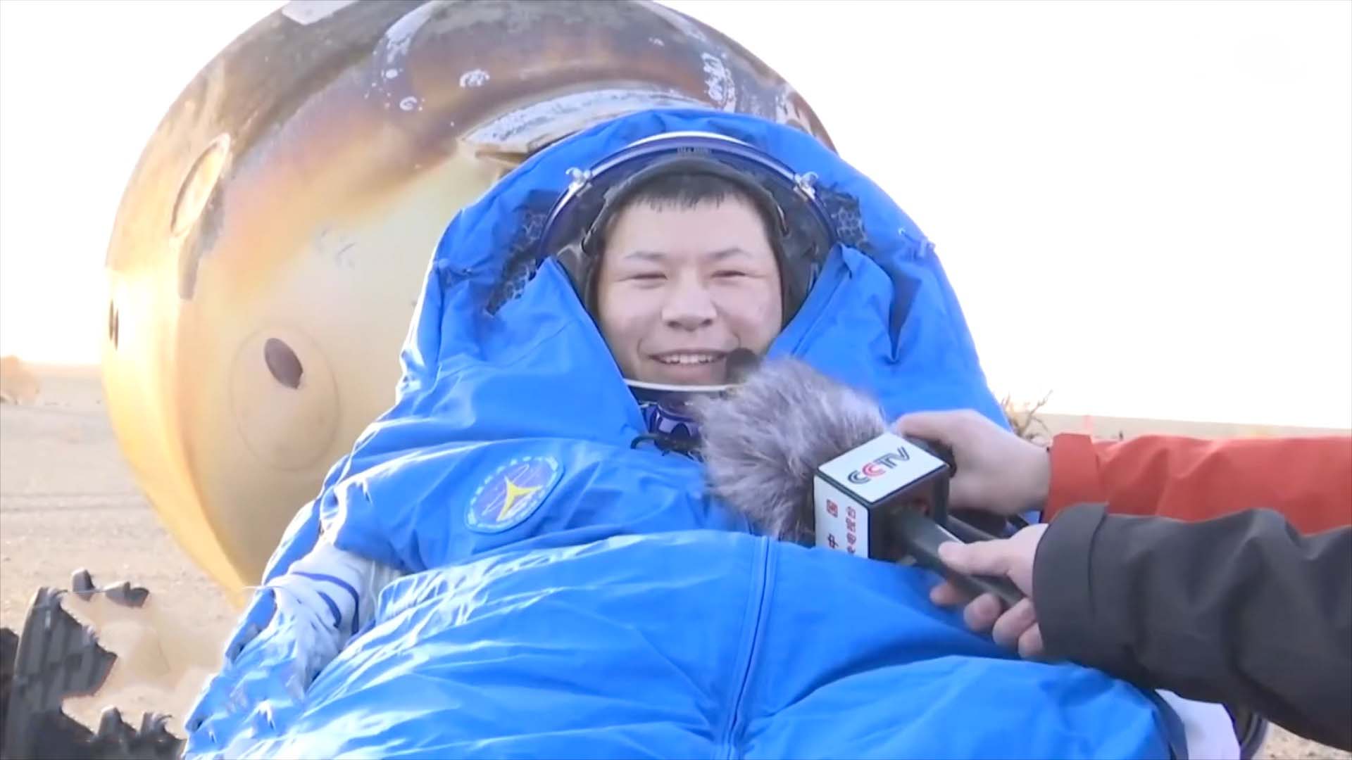 Third Shenzhou-20 astronaut out of return capsule