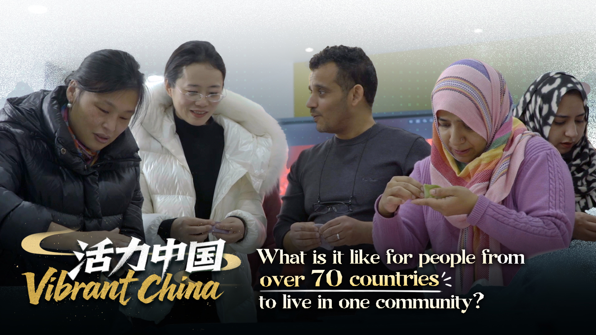 What's it like for people from over 70 countries live in one community