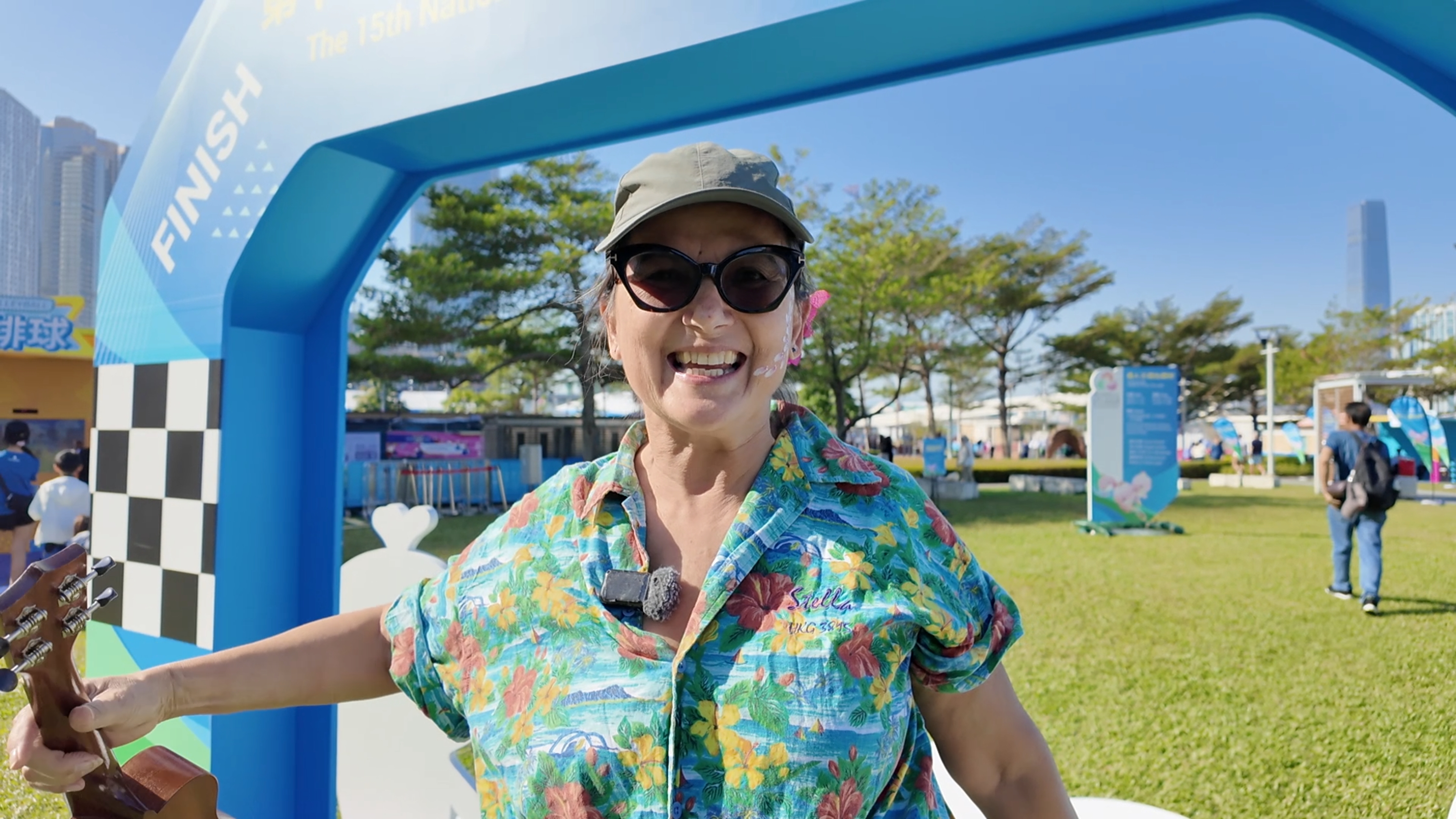 Global visitors, locals join National Games festivities in Hong Kong