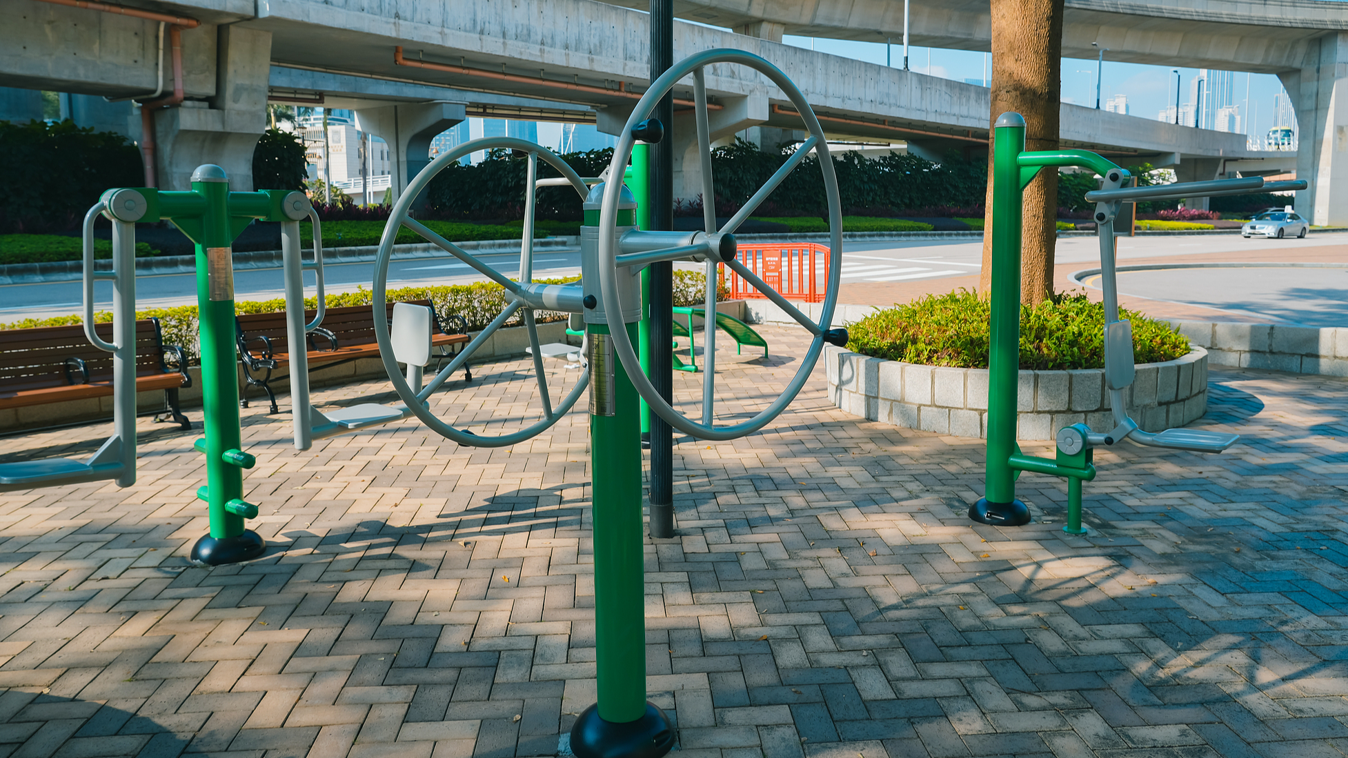 Public fitness boom in Macao spotlighted in Sports Scene visit to park