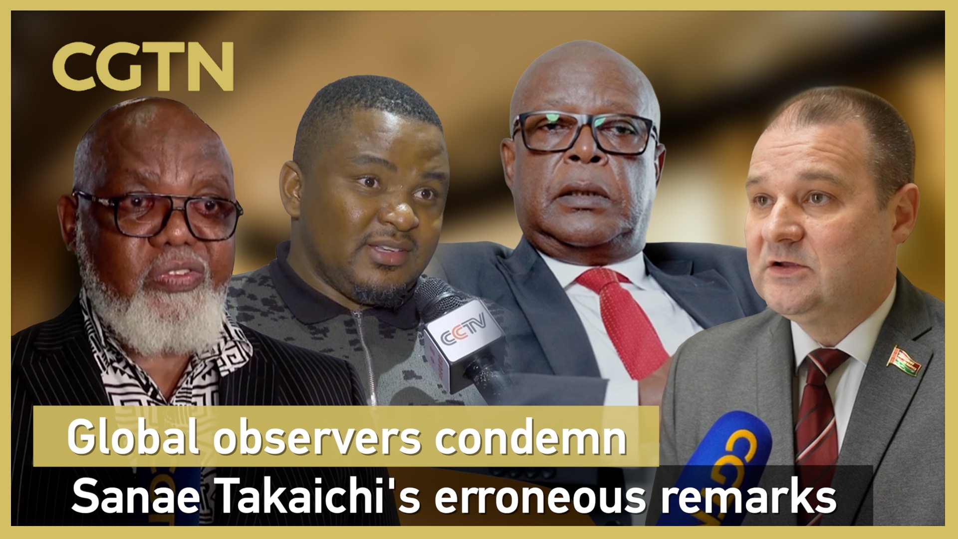 Global observers condemn Sanae Takaichi's erroneous remarks
