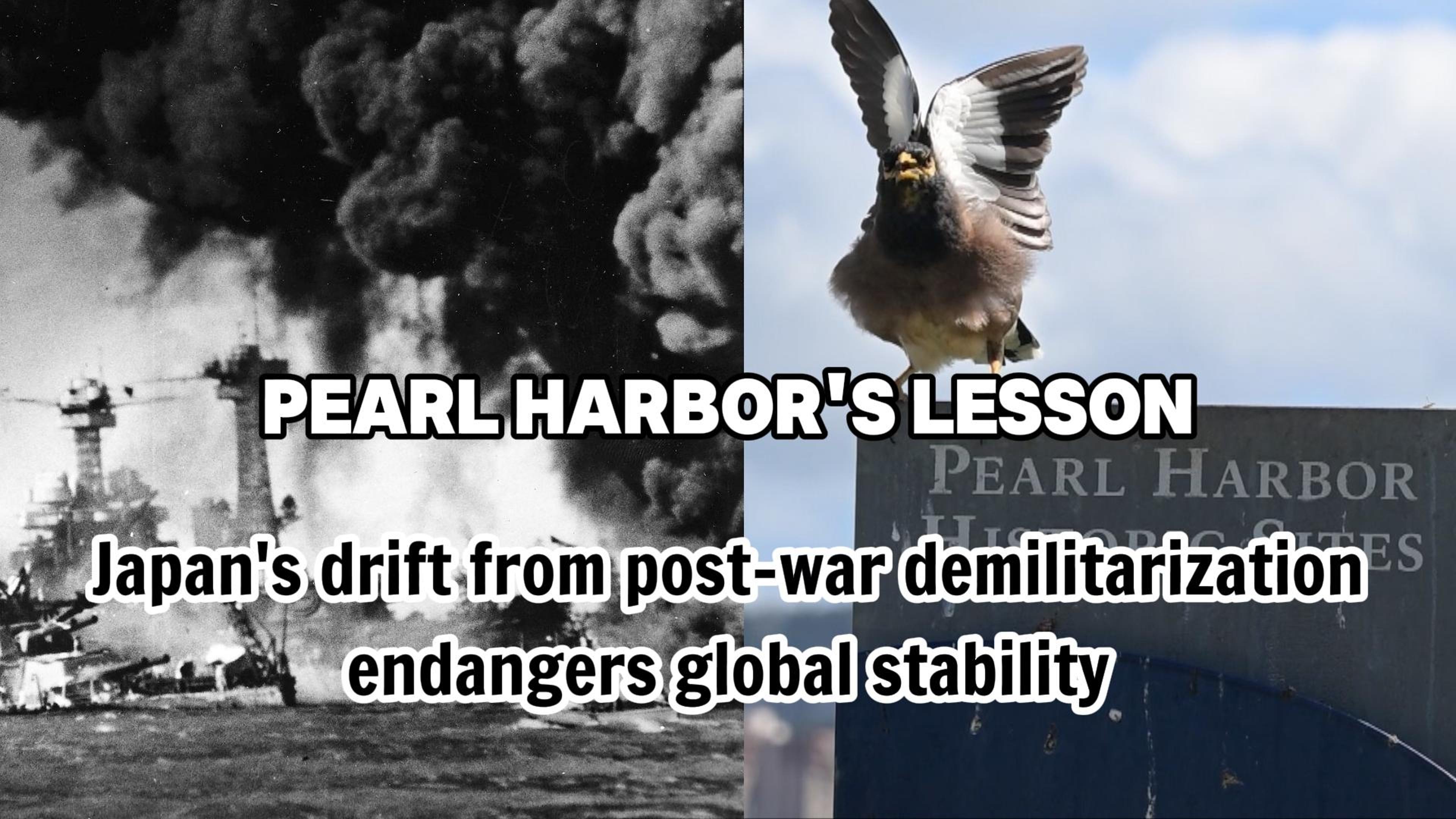 Japan's shift from post-WWII commi​tments threatens global stability