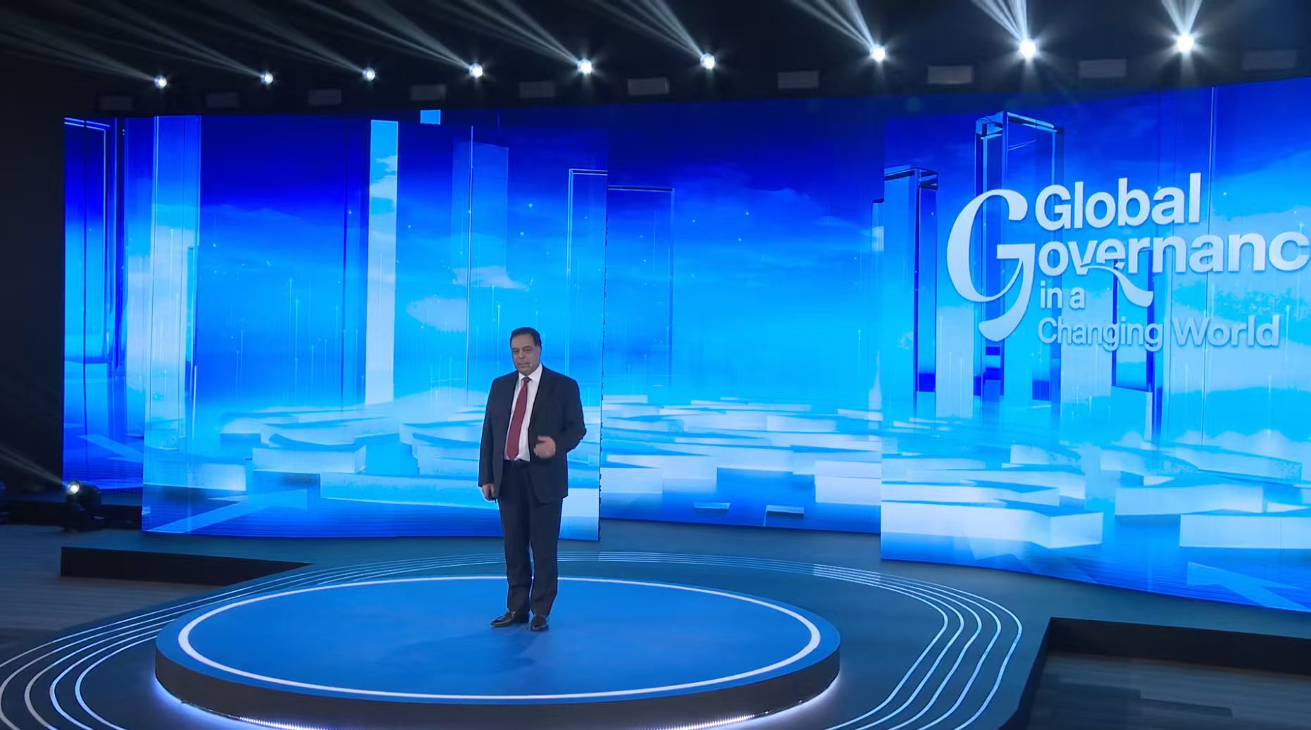 Former Lebanese PM urges China-world communication, cultural exchanges