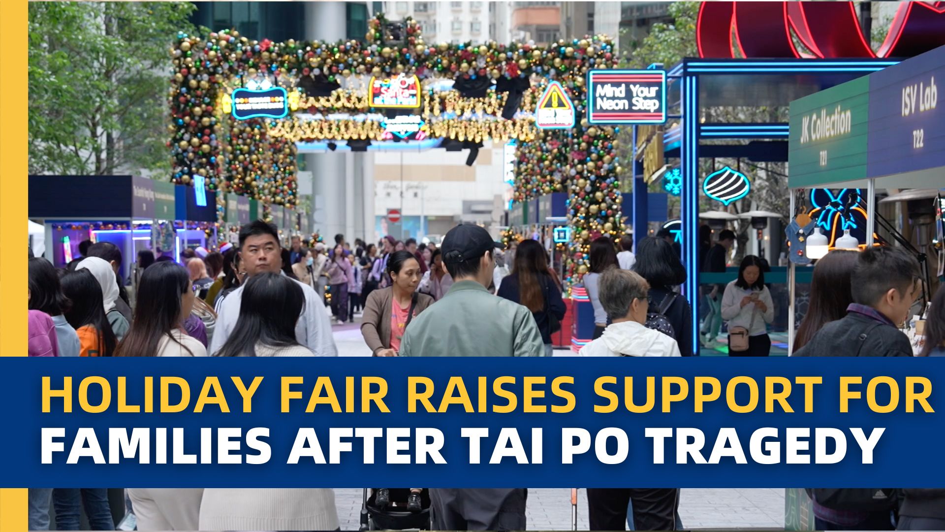 Holiday fair raises support for families after Tai Po tragedy