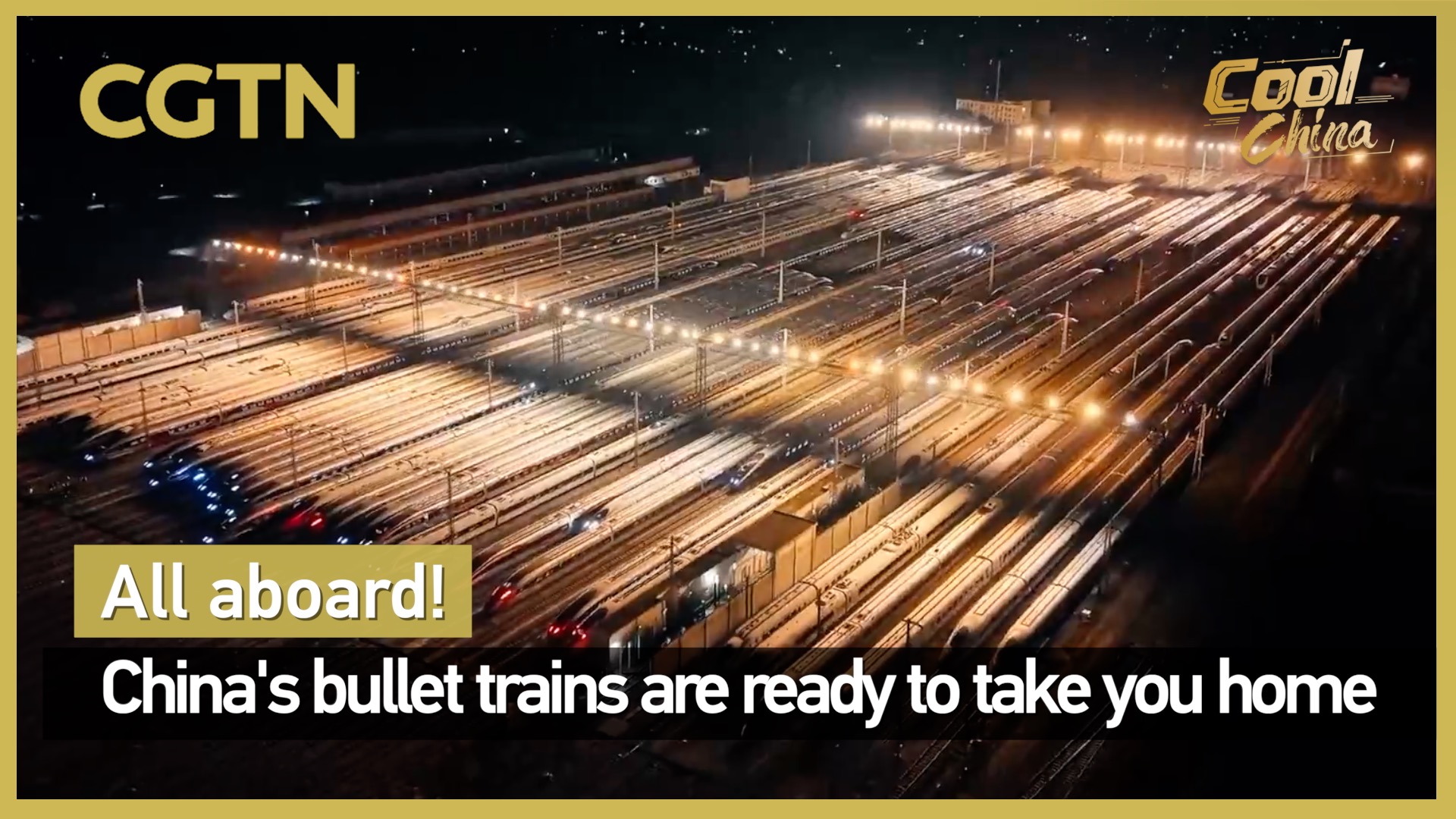 All aboard! China's bullet trains are ready to take you home