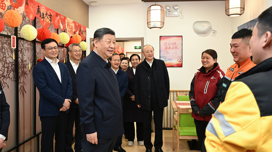 Xi commends hard work, contributions of delivery workers