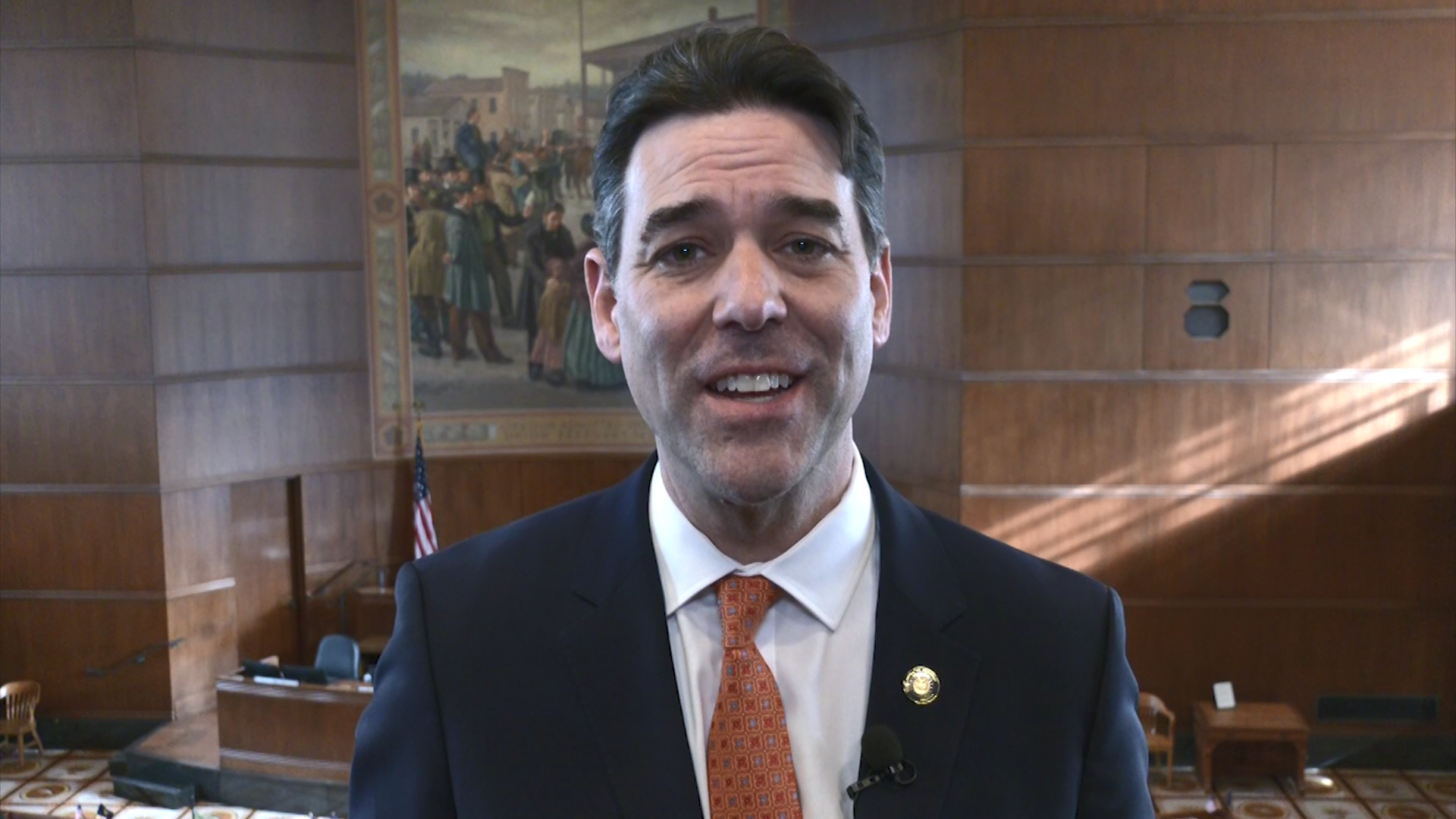 Oregon Senate President delivers Chinese New Year greeting