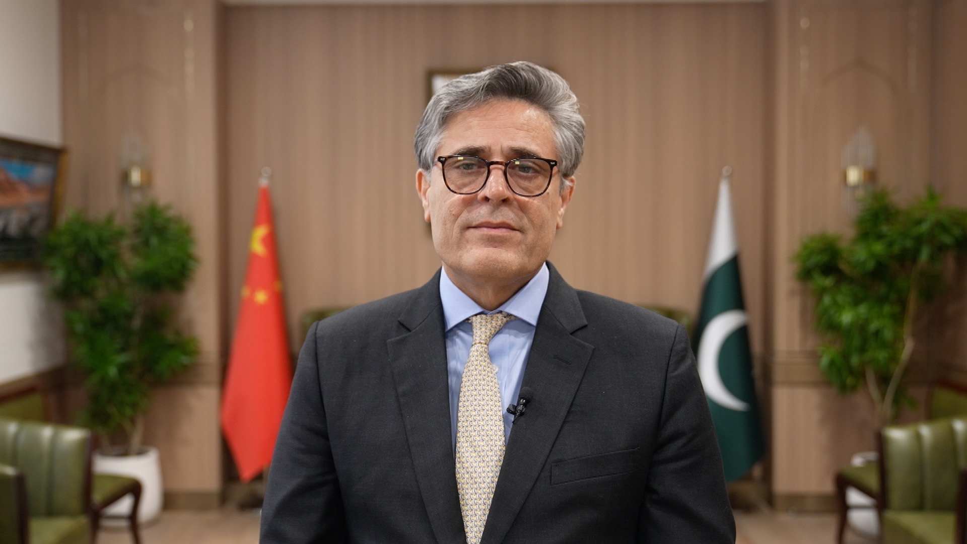 Pakistani ambassador to China extends Chinese New Year greetings to CGTN