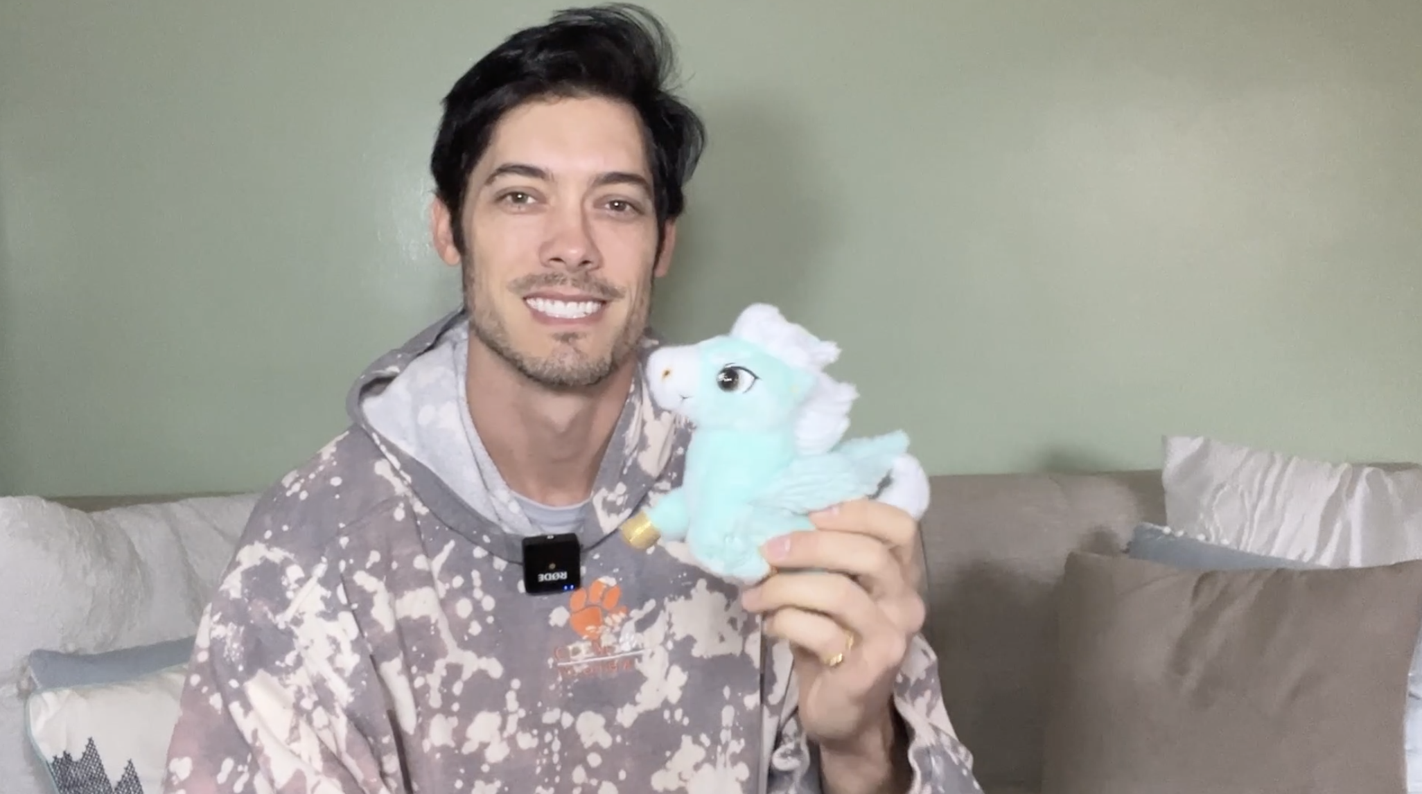 Actor Matthew Knowles reacts to Spring Festival Gala