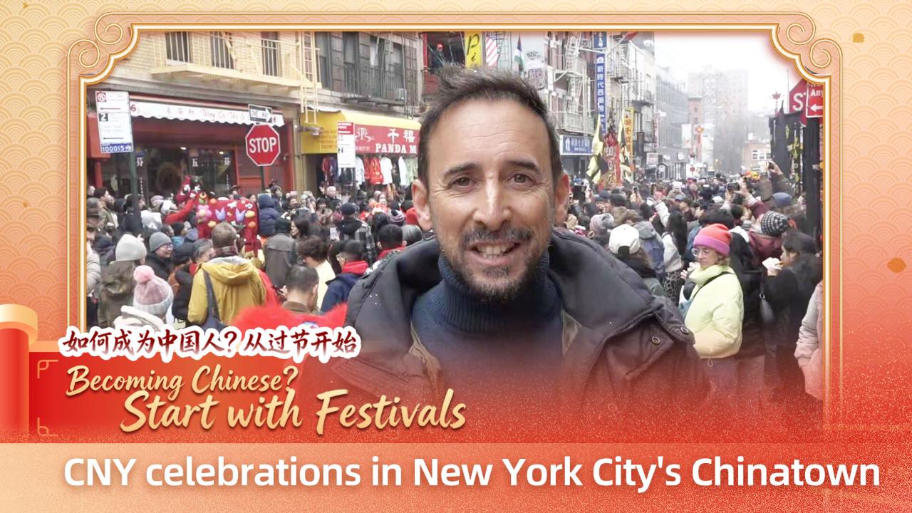 Chinese New Year celebrations in New York City's Chinatown