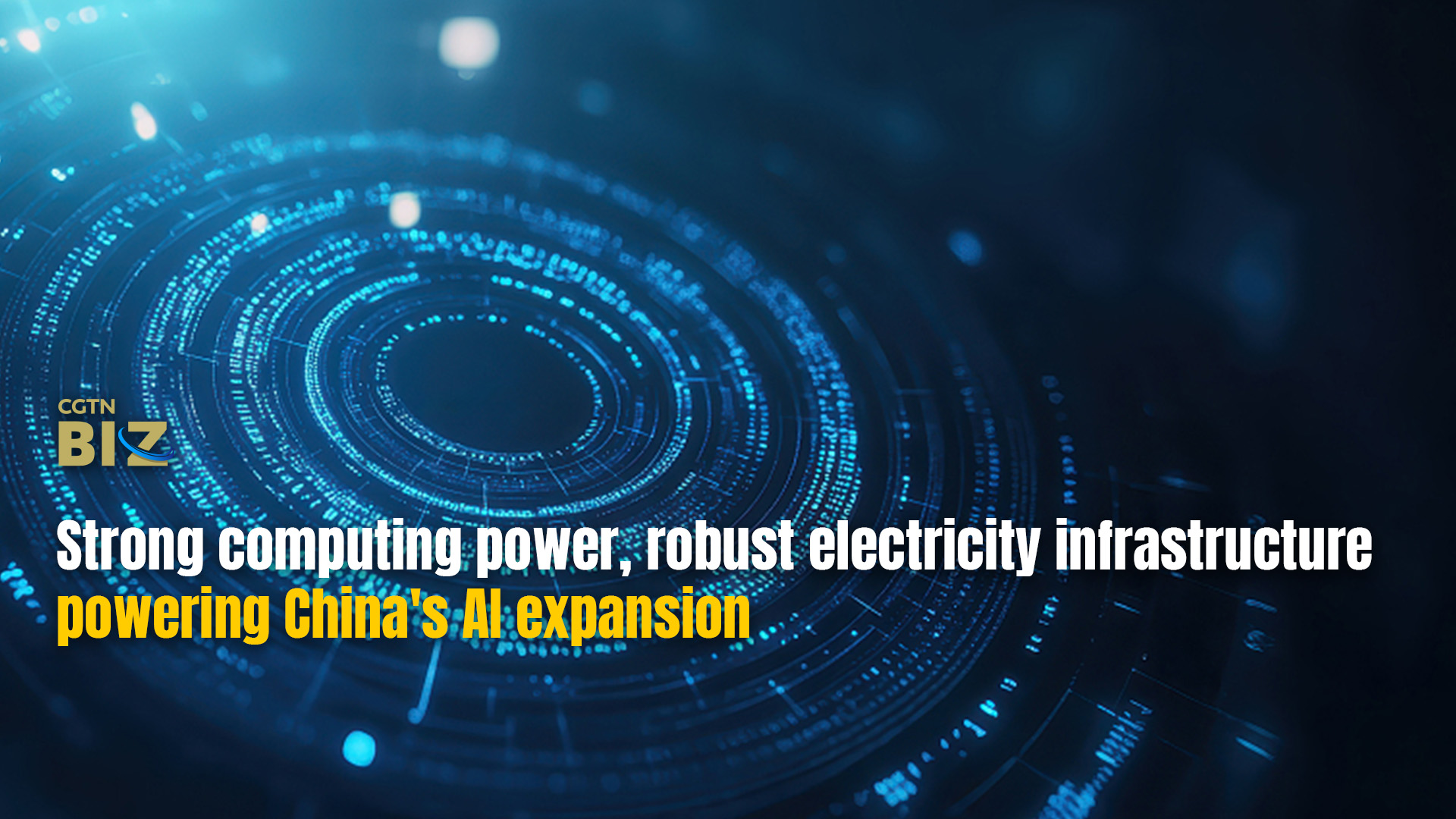 Strong computing power, electricity system drive China's AI expansion 