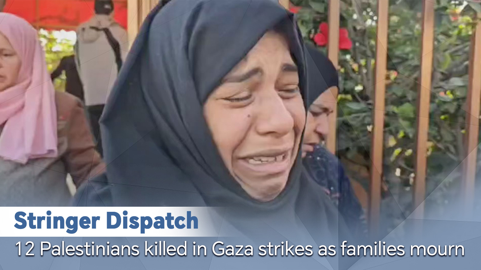 12 Palestinians killed in Gaza strikes as families mourn