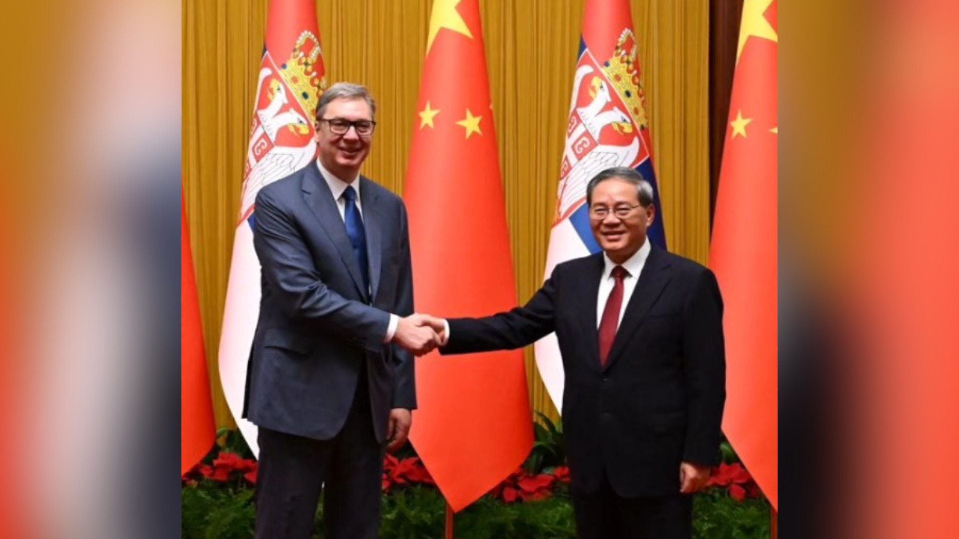 Chinese Premier meets Serbian President in Beijing