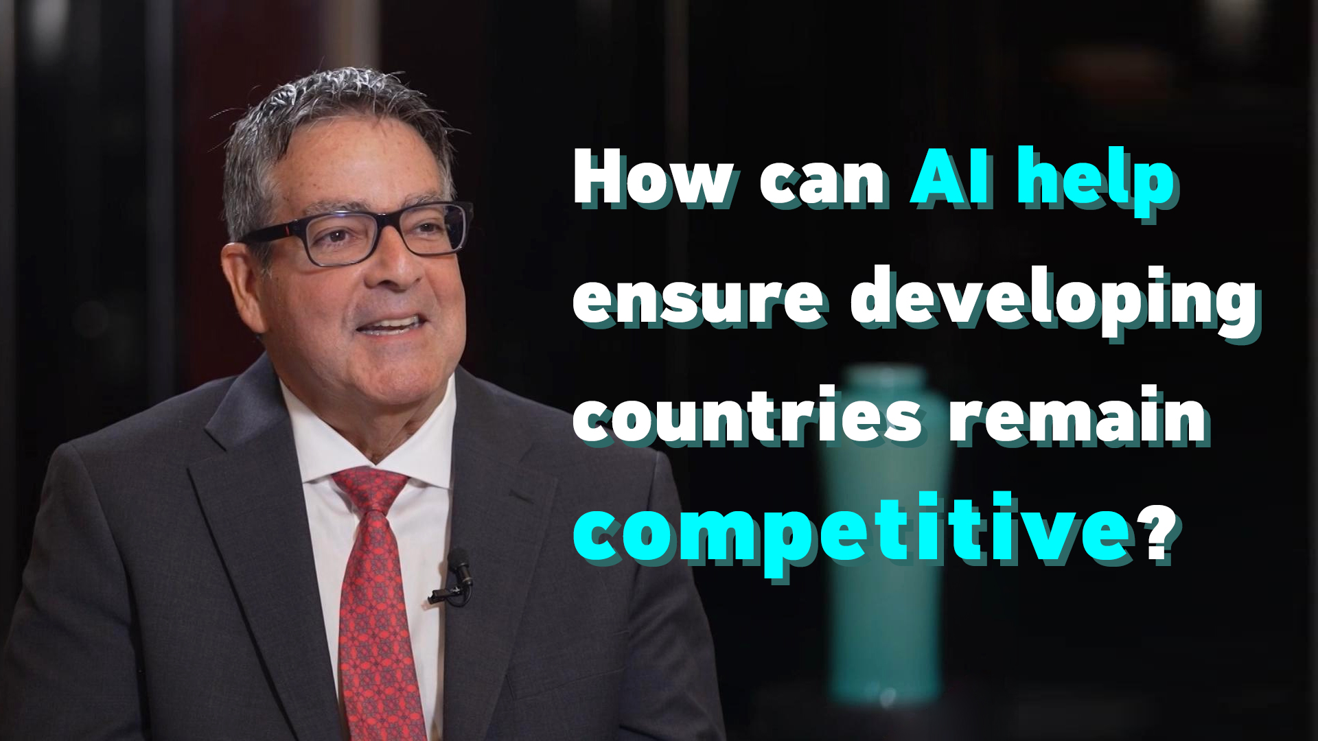 How can AI help ensure developing countries remain competitive?