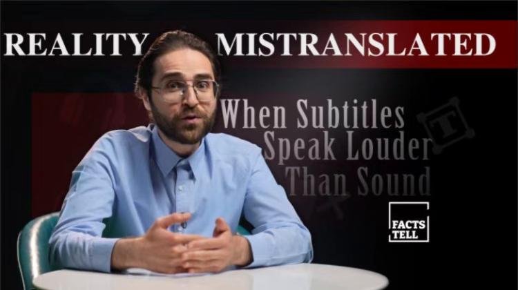 Reality, mistranslated: When subtitles speak louder than sound