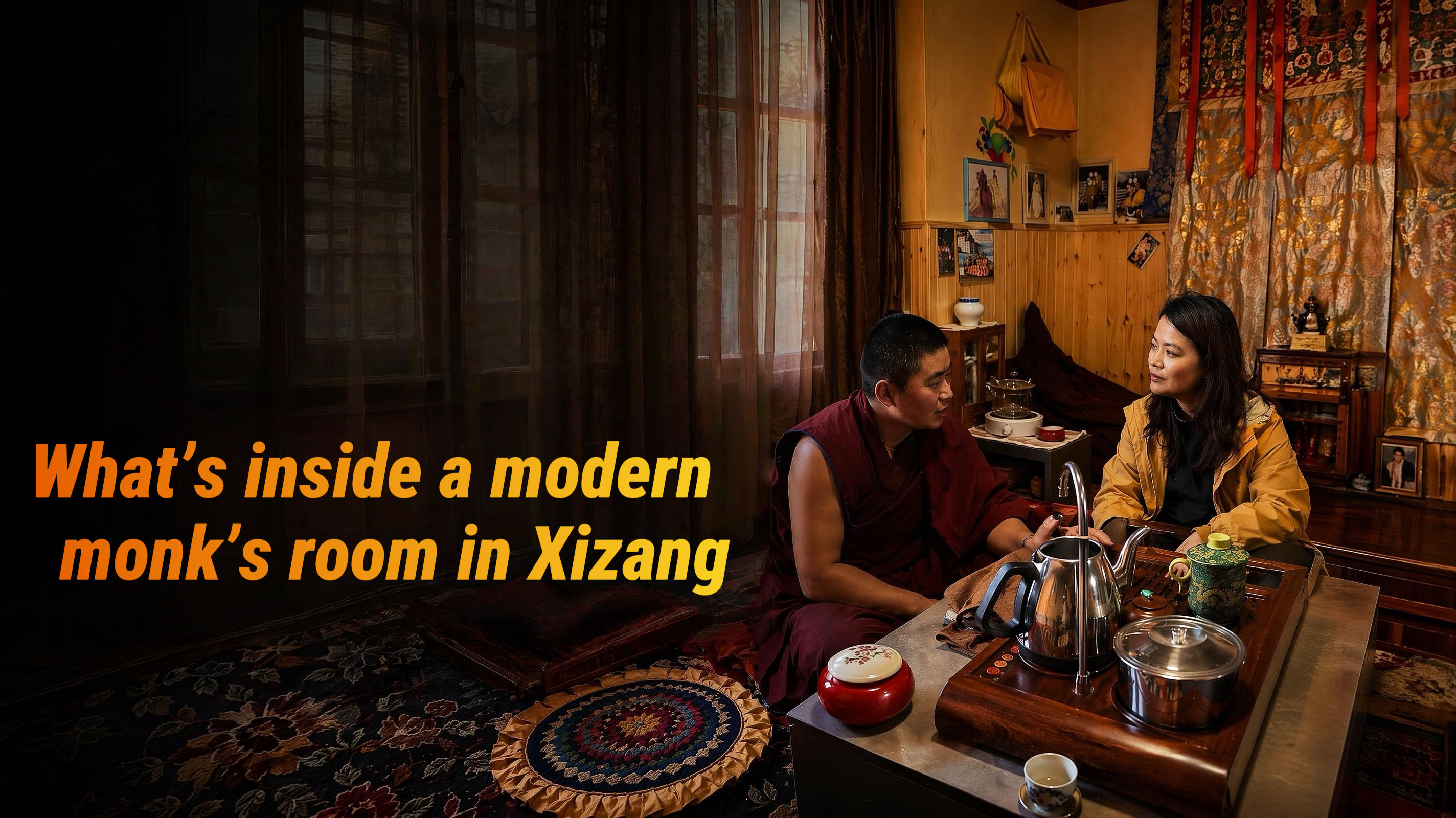 A look inside a modern monk's quarters in Xizang