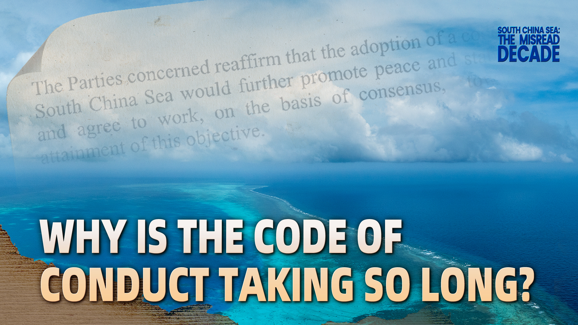 Why has the Code of Conduct taken so long to finalize?