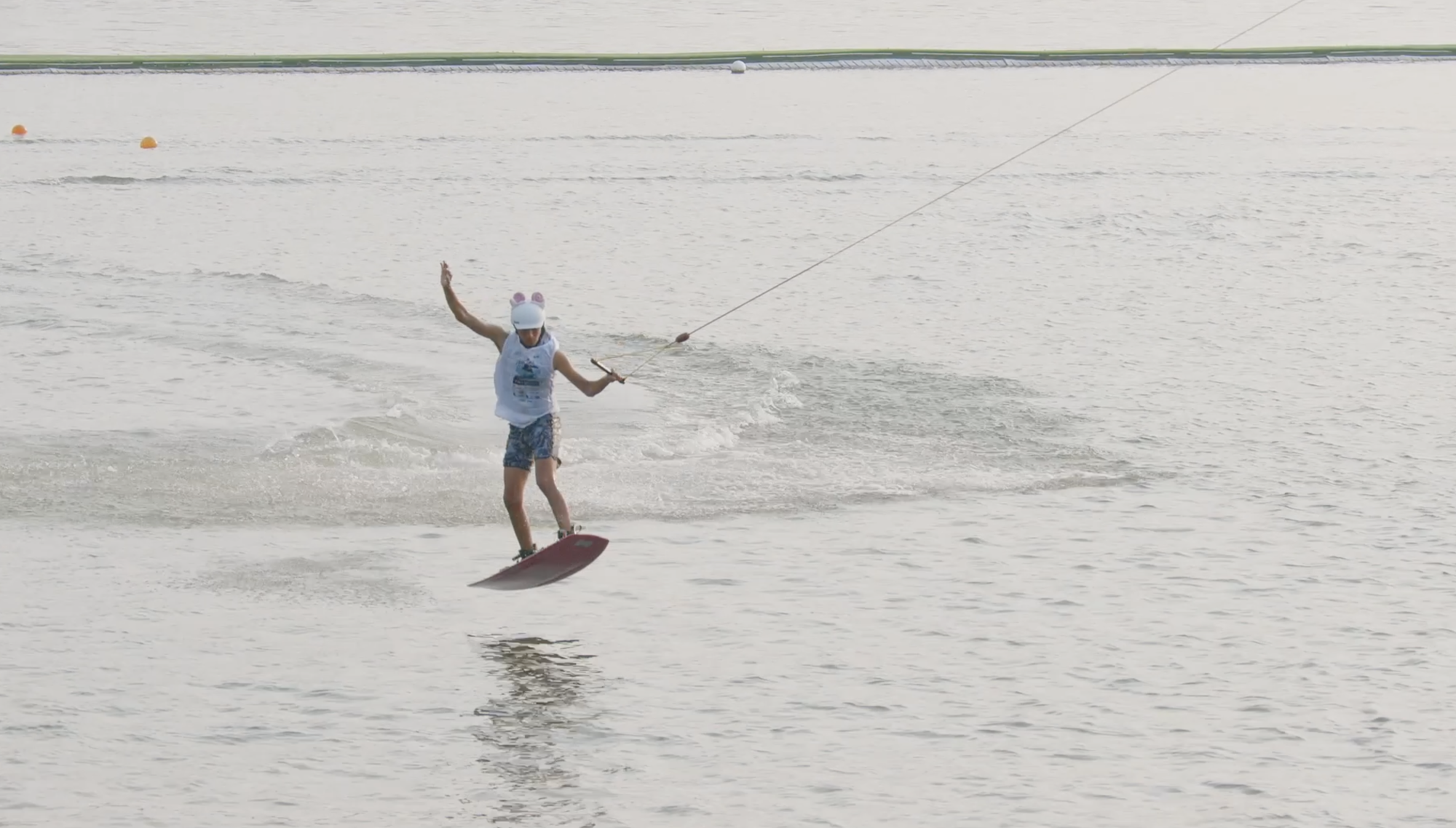 What keeps international wakeboarders coming back to China?